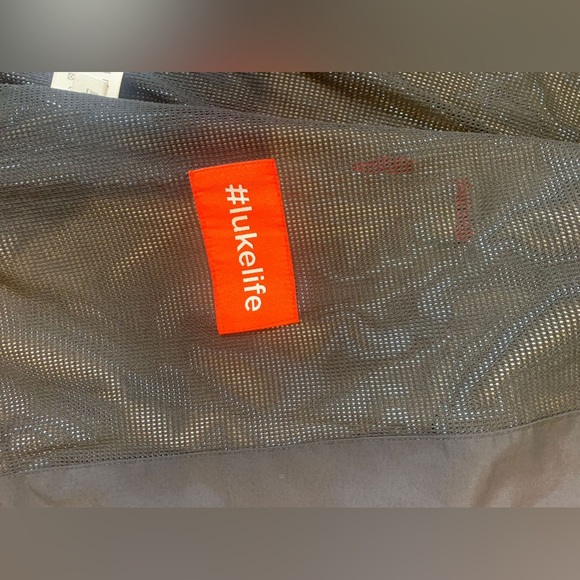 Luke Men's Jacket  Sport Hooded Full Zip in Black/Red Size L - Picture 7 of 14